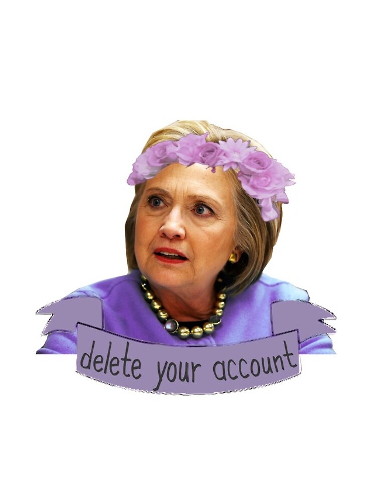 Thumbnail 4 of 4, iPhone Case, Hillary Clinton - Delete Your Account designed and sold by jessguida.