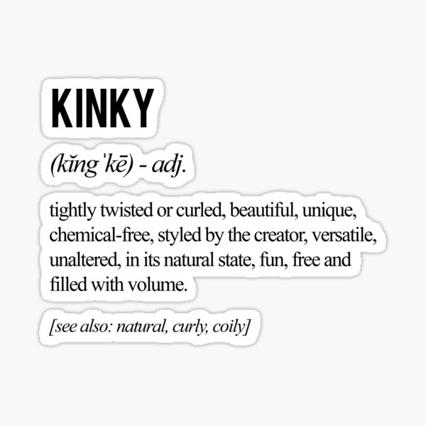 Kinky Definition Sticker