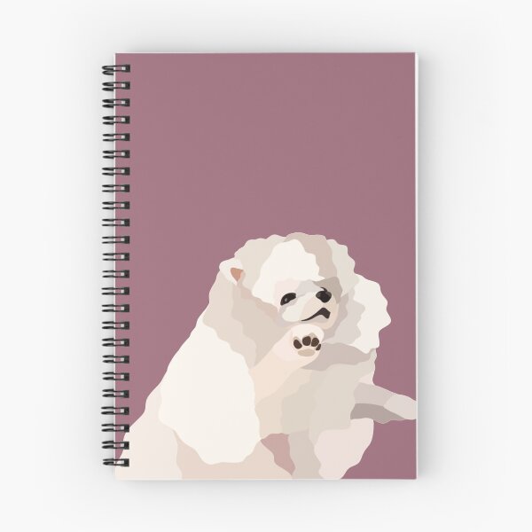 Item preview, Upside Down Pomeranian Puppy Dog Portrait Digital Illustration designed and sold by sherylwylie.