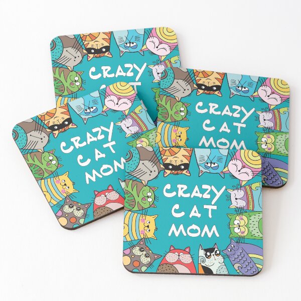 Item preview, Crazy Cat Mom Whimsical Cats designed and sold by squalkerTee.