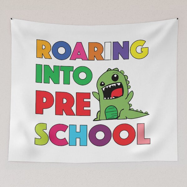 Item preview, Roaring Into Preschool Kindergarten School designed and sold by BlessingDirect.