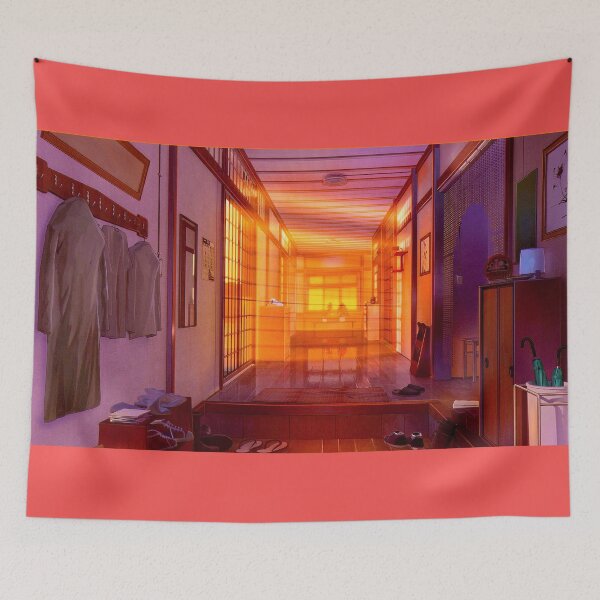 Item preview, Classic Anime indoor with sunset rays designed and sold by Pabbles1211.
