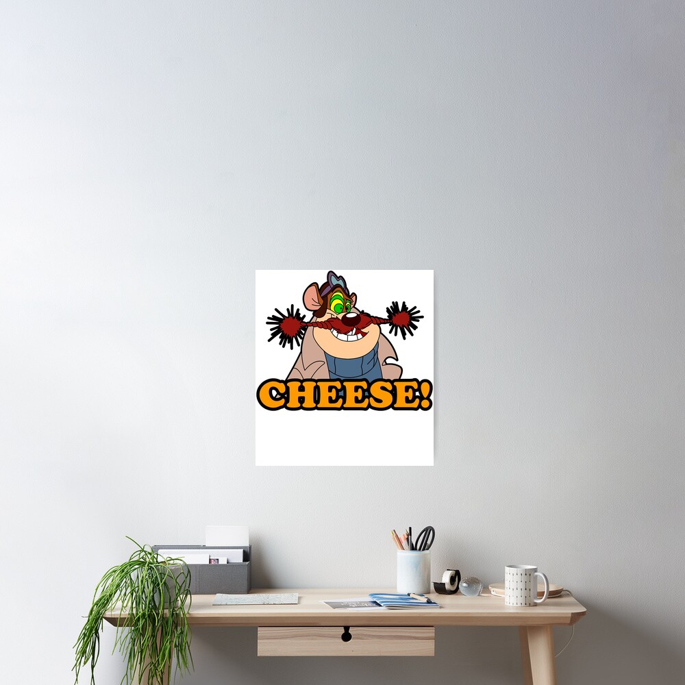 Póster «Monterey Jack Cheese Attack The Cartoon Chip n Dale Rangers» de