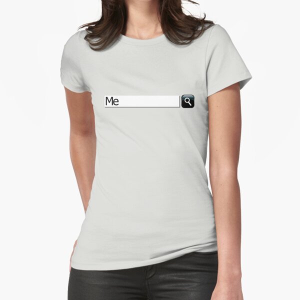 search me Fitted T-Shirt