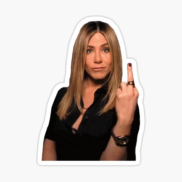 Jennifer Aniston Pussy - Aniston Stickers for Sale | Redbubble