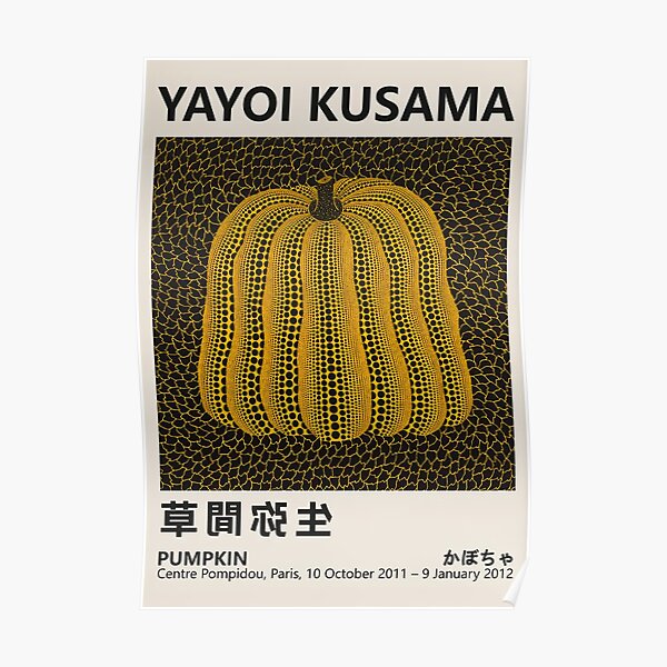 Yayoi Kusama Pumpkin Poster