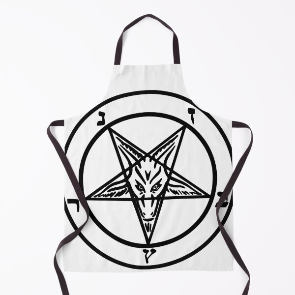 Item preview, Baphomet Goat Head Inverted Pentagram Occult Satanic Logo Baphomet Occult Black Sigil designed and sold by Reign Of Darkness.