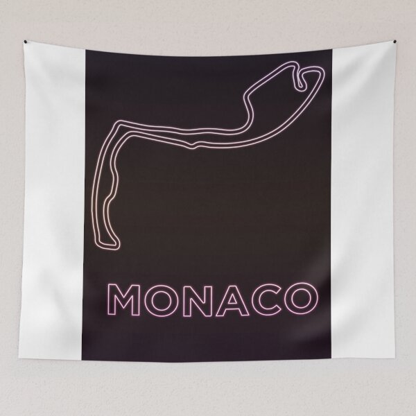 Item preview, MONACO NEON POSTER F1 TRACK designed and sold by picksa.