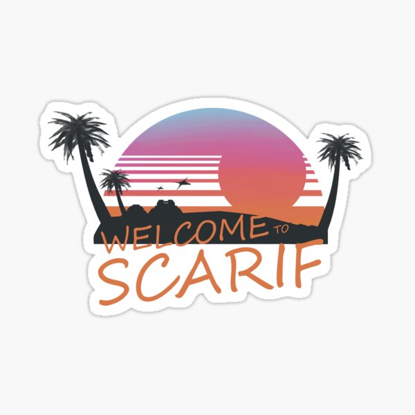 Vista previa del artículo con la obra «Bienvenido a Scarif», diseñado y vendido por ThePipeDreamer.