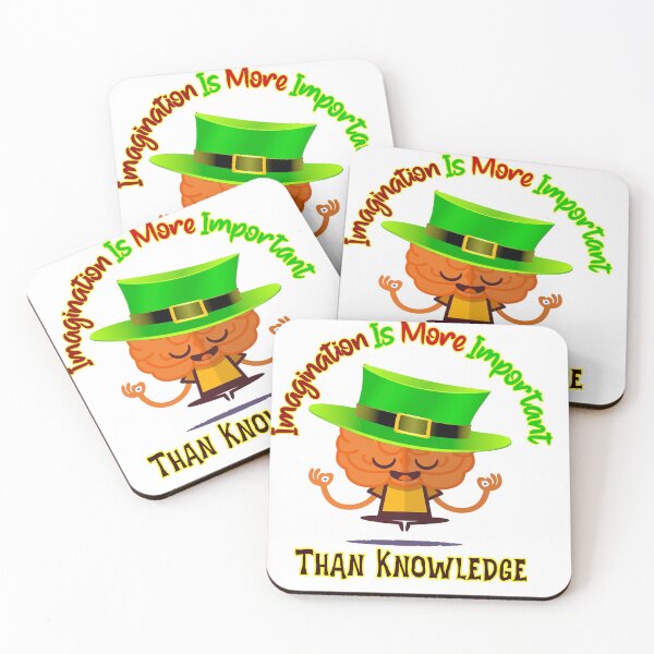 Item preview, criminal minds quote: Imagination is More Important Than Knowledge Inspiring words designed and sold by Inspirationarea.