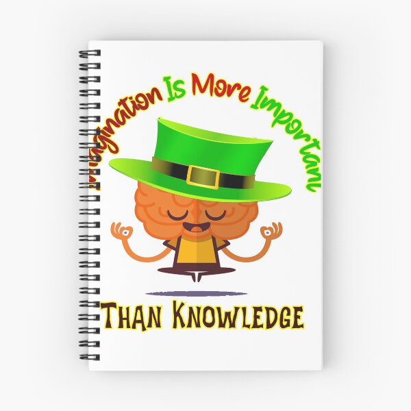 Item preview, criminal minds quote: Imagination is More Important Than Knowledge Inspiring words designed and sold by Inspirationarea.