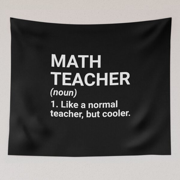 Item preview, Math Teacher designed and sold by manishfzr1995.