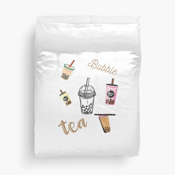 Bubble Tea Duvet Cover