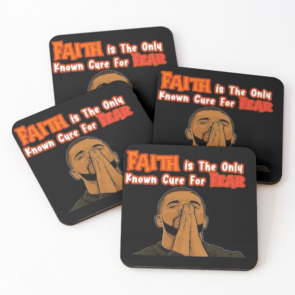 Item preview, faith over fear quote: Faith is the only known cure for fear inspiring design wiseguys,lifelong laerner gift designed and sold by Inspirationarea.