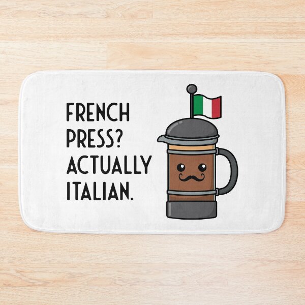 Item preview, Things Not French—French Press designed and sold by MeowsAndMakes.