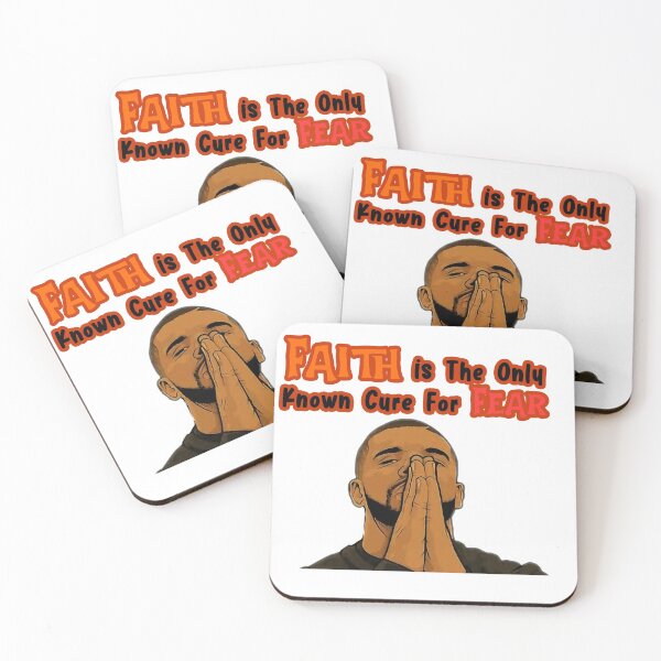 Item preview, faith over fear quote: Daily Uplifting Inspirationa & Motivational quotes for life changing suceess & leadership gift Tshirt & Sticker Inspire Real Life designed and sold by Inspirationarea.