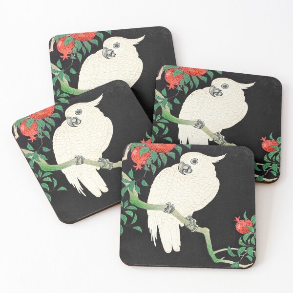 Item preview, White cockatoo on its branch designed and sold by Astralia.