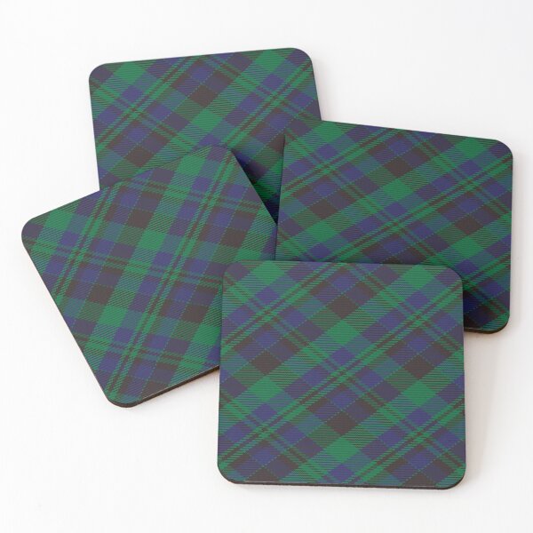 Item preview, Blue, green and black plaid pattern designed and sold by Cyber-Spider.