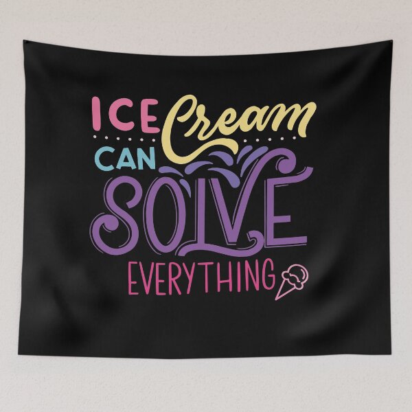 Item preview, Ice cream can solve everything  designed and sold by AstroShop1.