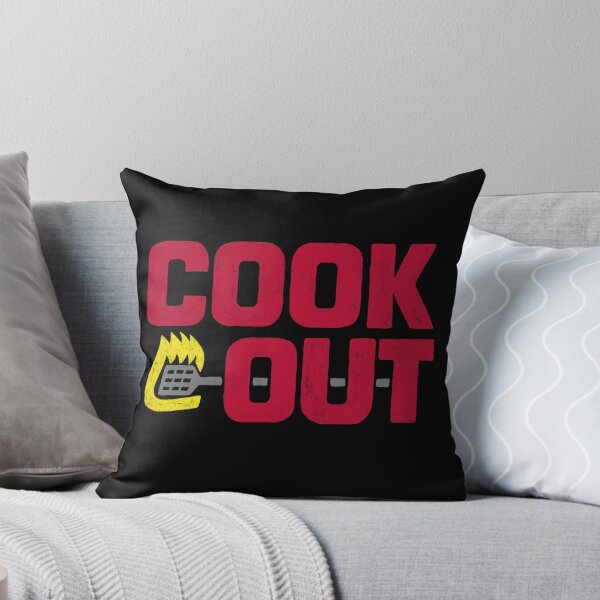 Item preview, Cookout - Vintage Chalk Texture - Red & Gray designed and sold by sticker-stacker.