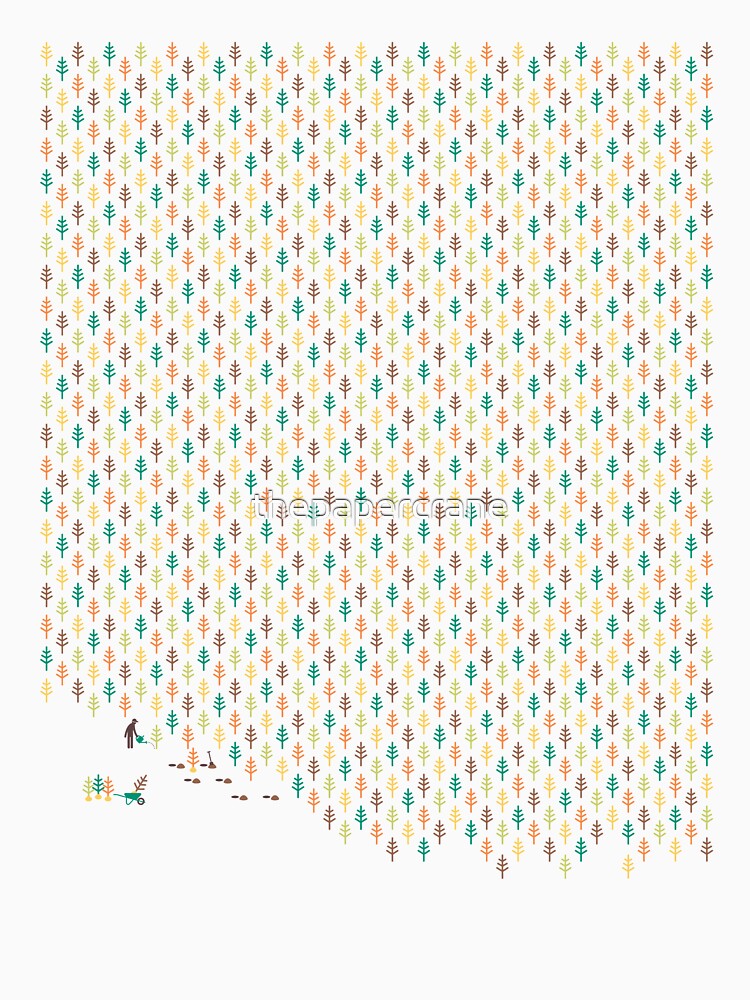 Thumbnail 7 of 7, Classic T-Shirt, Reforestation designed and sold by thepapercrane.