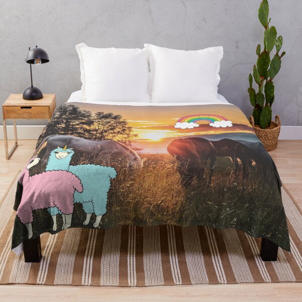 Item preview, LLamacorns and Horses and Rainbow and Earth. designed and sold by kelly jones.