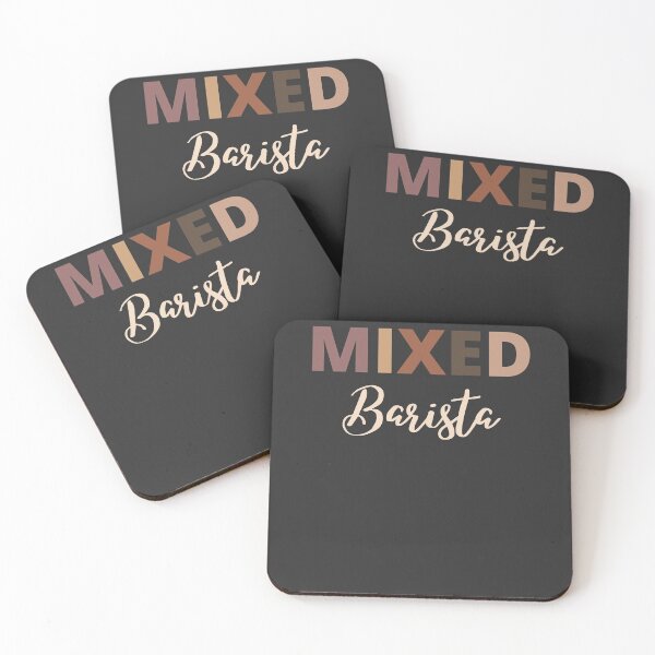 Item preview, Mixed Race Barista designed and sold by LAST WEEK'S STOLEN AESTHETICS.