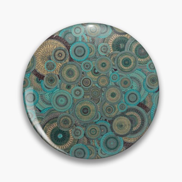 Item preview, Turquoise Mandala Confetti  designed and sold by cherdoodles.