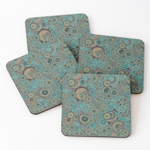 Item preview, Turquoise Mandala Confetti  designed and sold by cherdoodles.