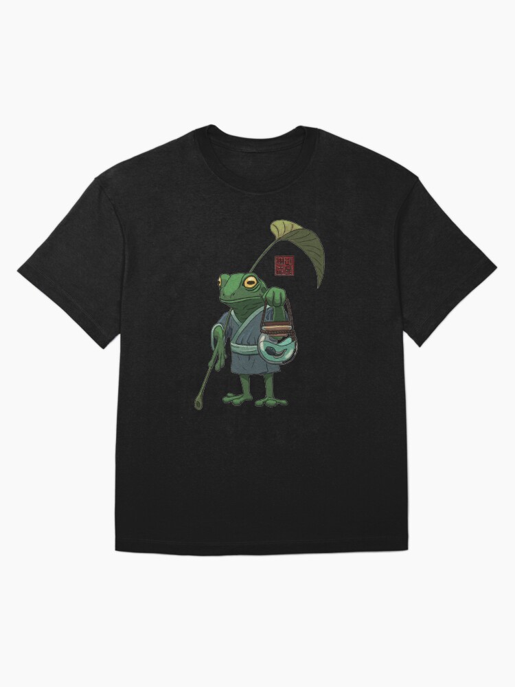 Thumbnail 3 of 7, Oversized T-Shirt, A Frog and His Son designed and sold by DingHuArt.