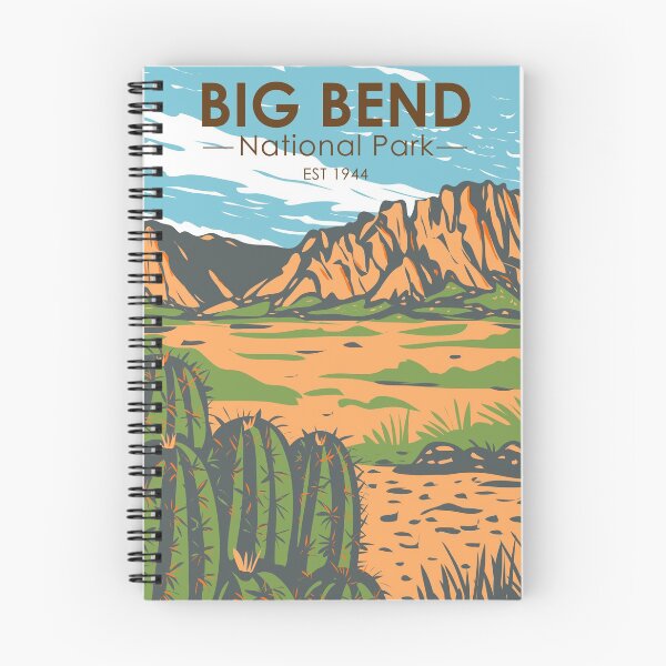 Item preview, Big Bend National Park Chihuahuan Desert Vintage designed and sold by KrisSidDesigns.