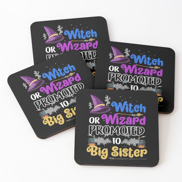 Item preview,  Witch or Wizard Promoted To Big Sister Gender Reveal Party  designed and sold by kristazzsa112.