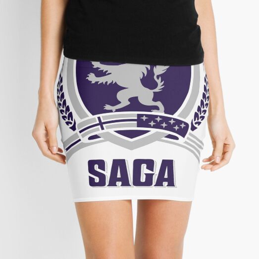 SAGA Official Merchandise BLACK Mini Skirt