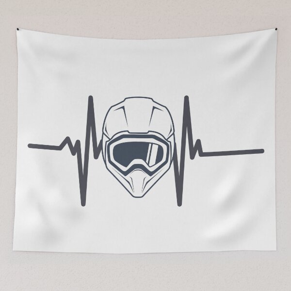 Item preview, Dirt Bike Heartbeat designed and sold by Sasi1037.