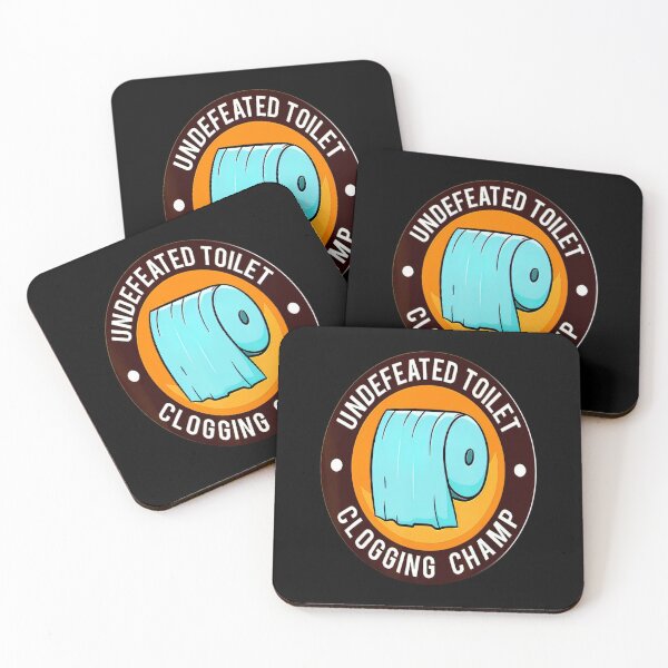 Item preview, Undefeated Toilet Clogging Champ Funny Dump Gift designed and sold by BargerStore.