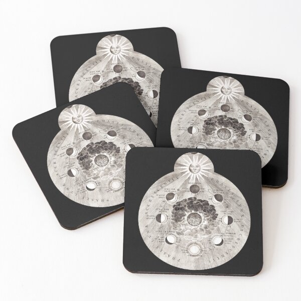 Item preview, Rising moon and descending lunar cycle designed and sold by Astralia.