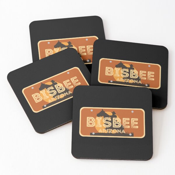 Item preview, Bisbee Arizona retro vintage plates Gift For Men and Women designed and sold by ScharleneBeilf.