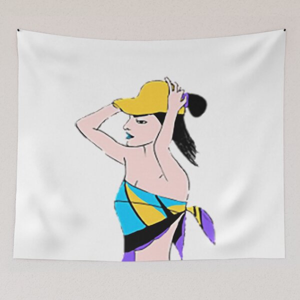 Item preview, Beach Girl - Girl at the Beach by THDraw designed and sold by drawkwardly.