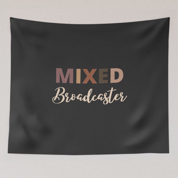 Item preview, Mixed Race Broadcaster designed and sold by LAST WEEK'S STOLEN AESTHETICS.