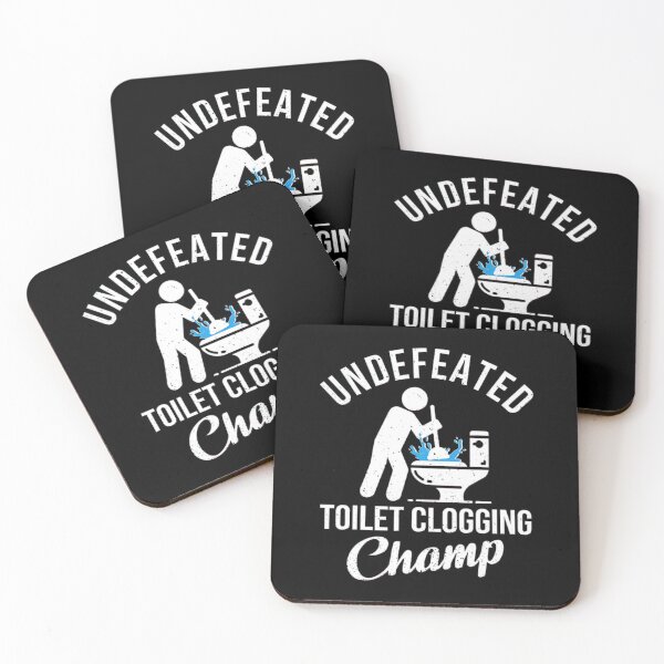 Item preview, Undefeated Toilet Clogging Champ Funny Hilarious Gift designed and sold by BargerStore.
