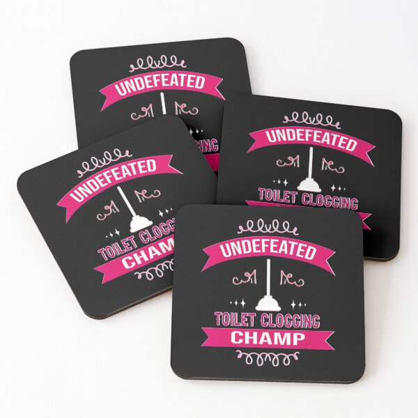 Item preview, Undefeated Toilet Clogging Champ Funny Humor Gag Gift Women designed and sold by BargerStore.