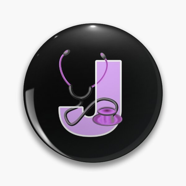Item preview, md, doctor, letter j, alphabet designed and sold by doctors-apparel.