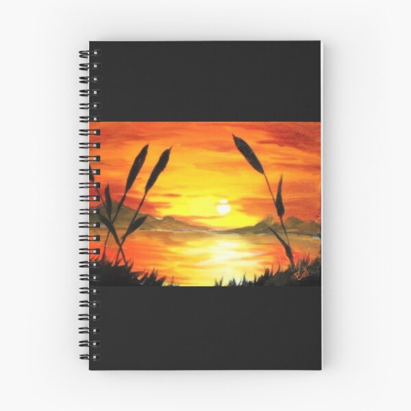 Item preview, Sunset and Cattails designed and sold by PaintDesignWine.