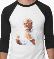 Joe Biden Eating Ice Cream Men's Baseball ¾ T-Shirt
