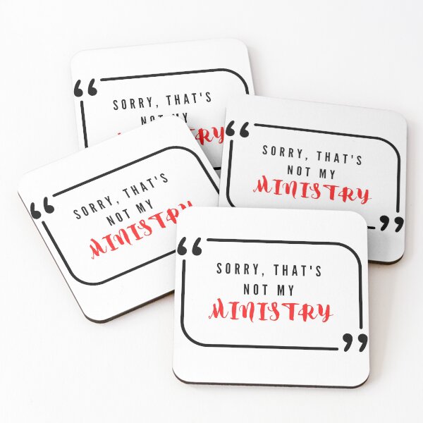 Item preview, That's Not My Ministry - Praise Report (black print) designed and sold by DollarDollar.