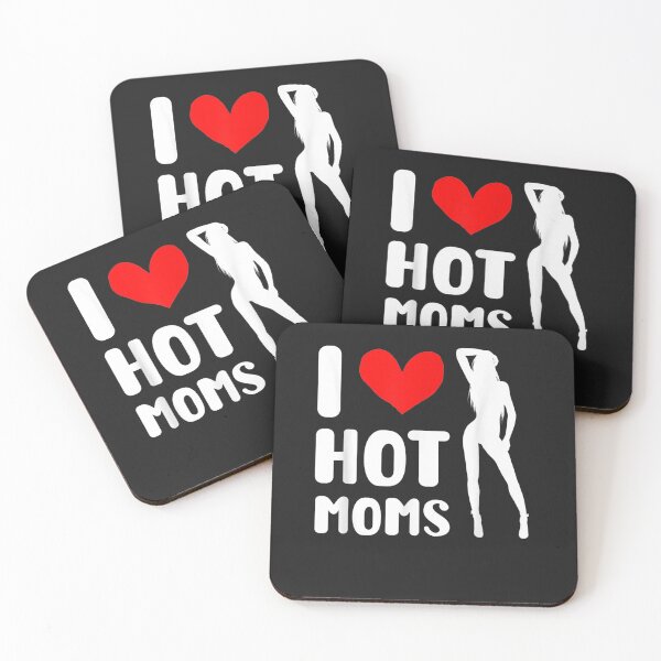 Artikelvorschau, I Love Hot Moms T-Shirt entworfen und verkauft von Open-Brisbane.