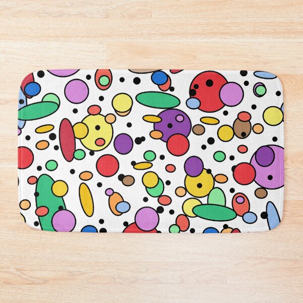 Item preview, All-Over Multi-color, Random Circles, Oblong Shapes, Dots Design designed and sold by ThisNThatImages.
