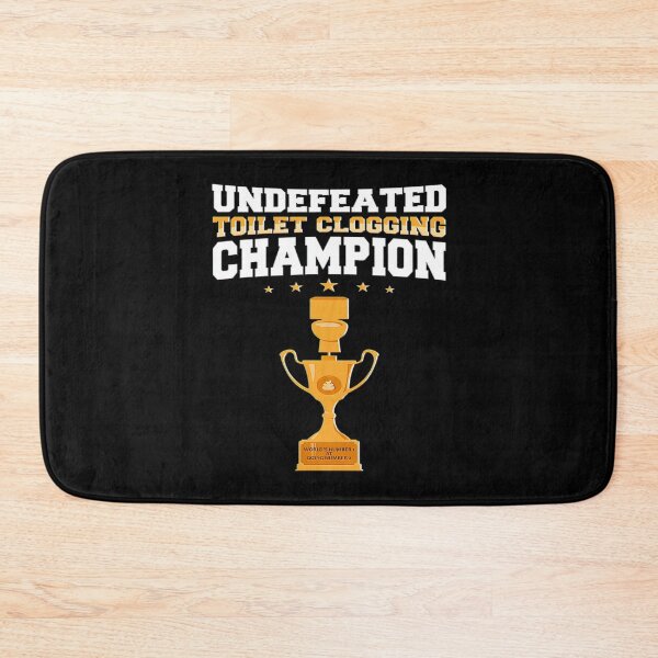 Item preview, Undefeated Toilet Clogging Champ Massive Dump Trophy Funny designed and sold by BargerStore.