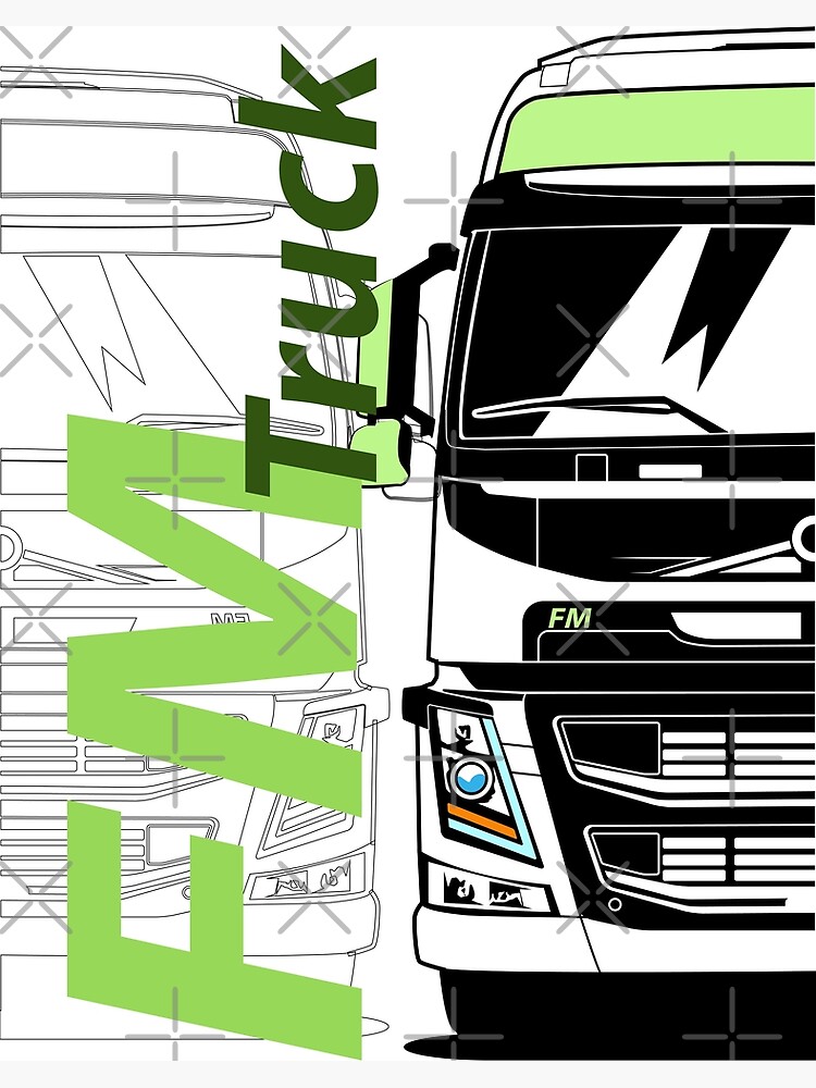 Discover FM Truck Premium Matte Vertical Poster