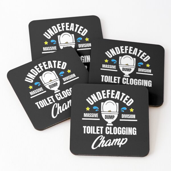 Item preview, Undefeated Toilet Clogging Champ Trending designed and sold by BargerStore.